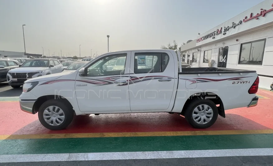 2022 Toyota Hilux 2.7L 4X2 Double Cabin Petrol M/T